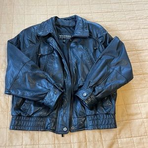 Wilson’s Leather women’s bomber jacket